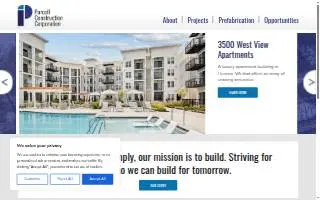 Purcell Construction Corporation website