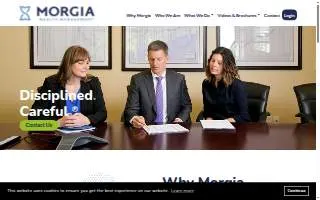 Morgia Wealth Management website