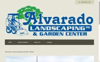 Alvarado Landscaping of Lorain website