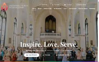 Unitarian Church in Charleston website