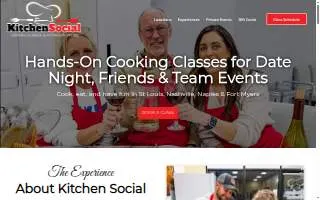 Kitchen Social of Dublin website