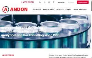 Andon's Pub website