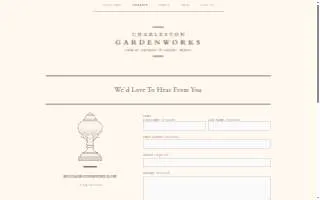 Charleston GardenWorks website