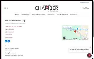 ATR Contractors / All Temp Refrigeration website