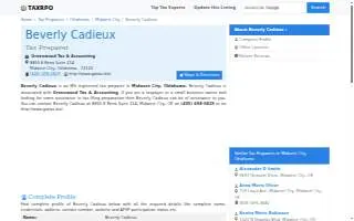Greenwood Tax & Accounting website
