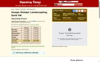 Image Design Landscaping website