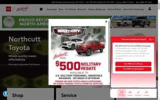 Northcutt Toyota website