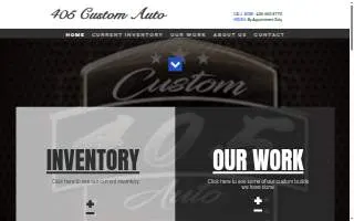 405 Custom Auto LLC website
