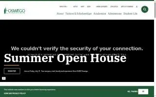 Oswego website