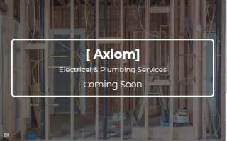 Axiom Electrical Services website