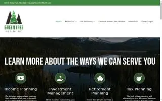 Green Tree Wealth website