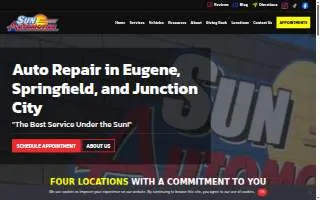 Sun Automotive website