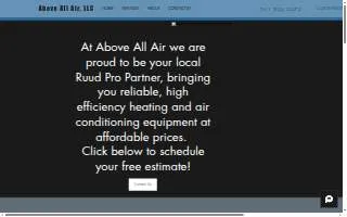 Above All Air LLC website