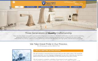 Valliant Construction website