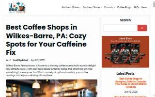 The Coffee Garden of Wilkes-Barre website