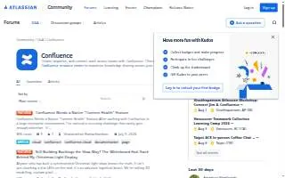 The Confluence website