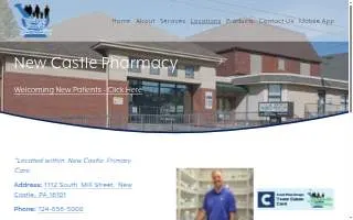 New Castle Pharmacy website
