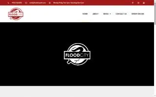 Flood City Cafe website