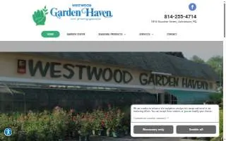 Westwood Garden Haven website
