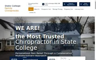 State College Family Chiropractic Center website
