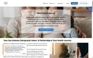 Hildebrand Chiropractic website