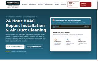 PJ MAC HVAC Service & Repair