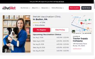 PetVet Vaccination Clinic of Butler