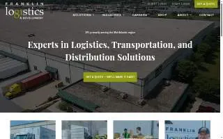 Franklin Logistics website