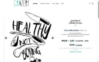 Grazery website