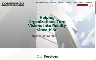 Conewago Contractors Inc website