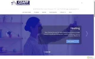 Czapp Mechanical website