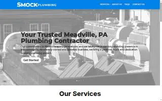 Smock Plumbing website