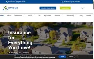 Alliances Insurance Agency website