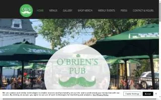 O'Brien's Pub website