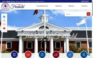 Freehold Township Senior Center website