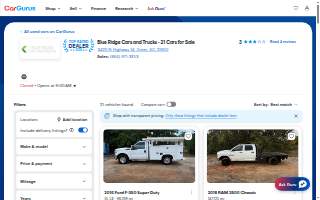 Blue Ridge Cars and Trucks LLC