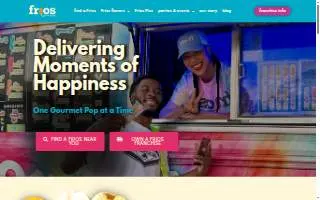 Frios Gourmet Pops Mobile Catering Columbia website