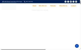 Cornerstone Family Chiropractic website