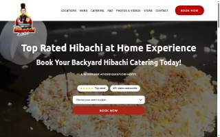 Hibachi party at home