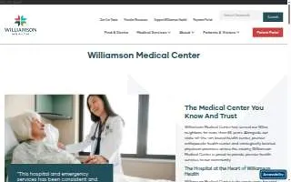 Williamson Medical Center website