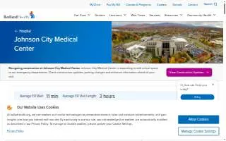 Johnson City Medical Center website