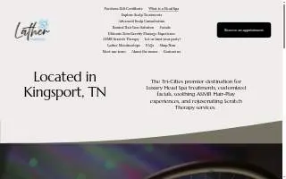 Lather Head Spa of Kingsport website