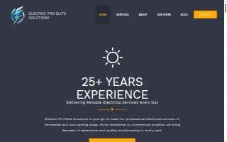 Electric Pro Elite Solutions website