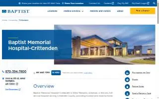 Baptist Urgent Care - Germantown website