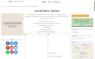 LEVELTENN SALON website