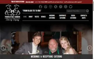 Two Fat Men Catering website