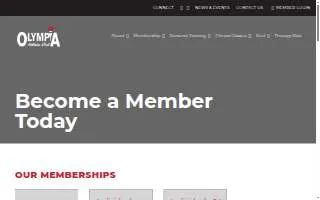 Olympia Athletic Club website