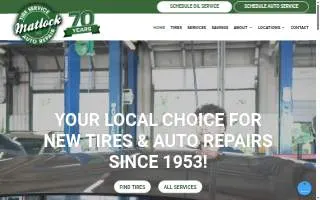 Matlock Tire Service & Auto Repair of Maryville website