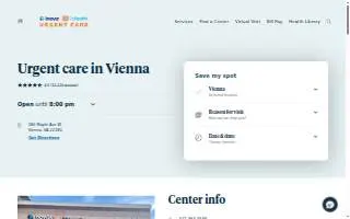 Urgent Team Walk-in Urgent Care - Maryville website