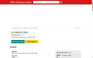 A1 HIBACHI GRILL